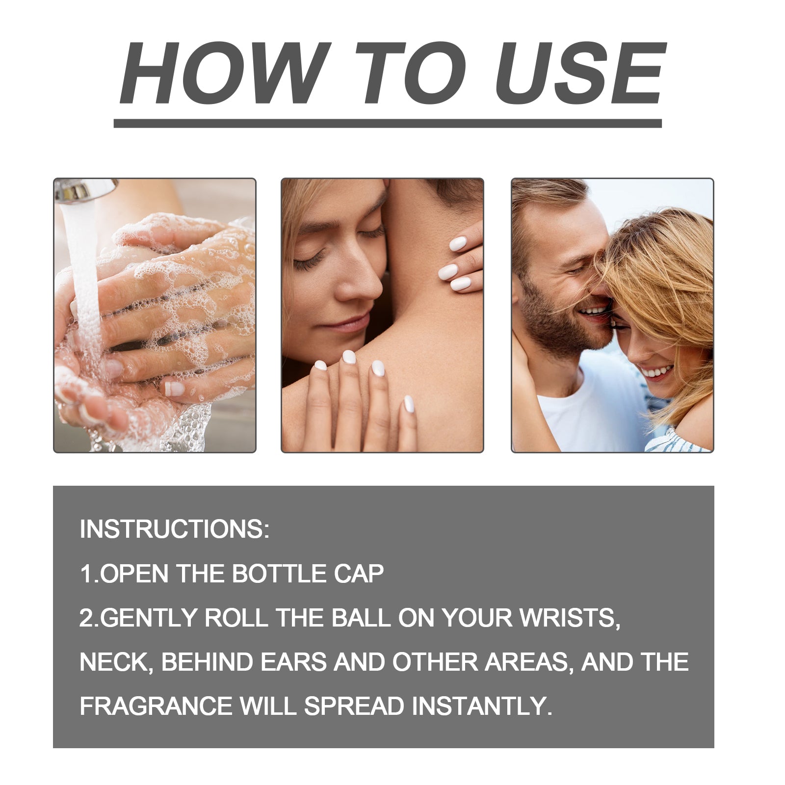 Roller Perfume: Natural Freshness, Long-lasting Fragrance, Dating Atmosphere, Portable, Niche Perfume