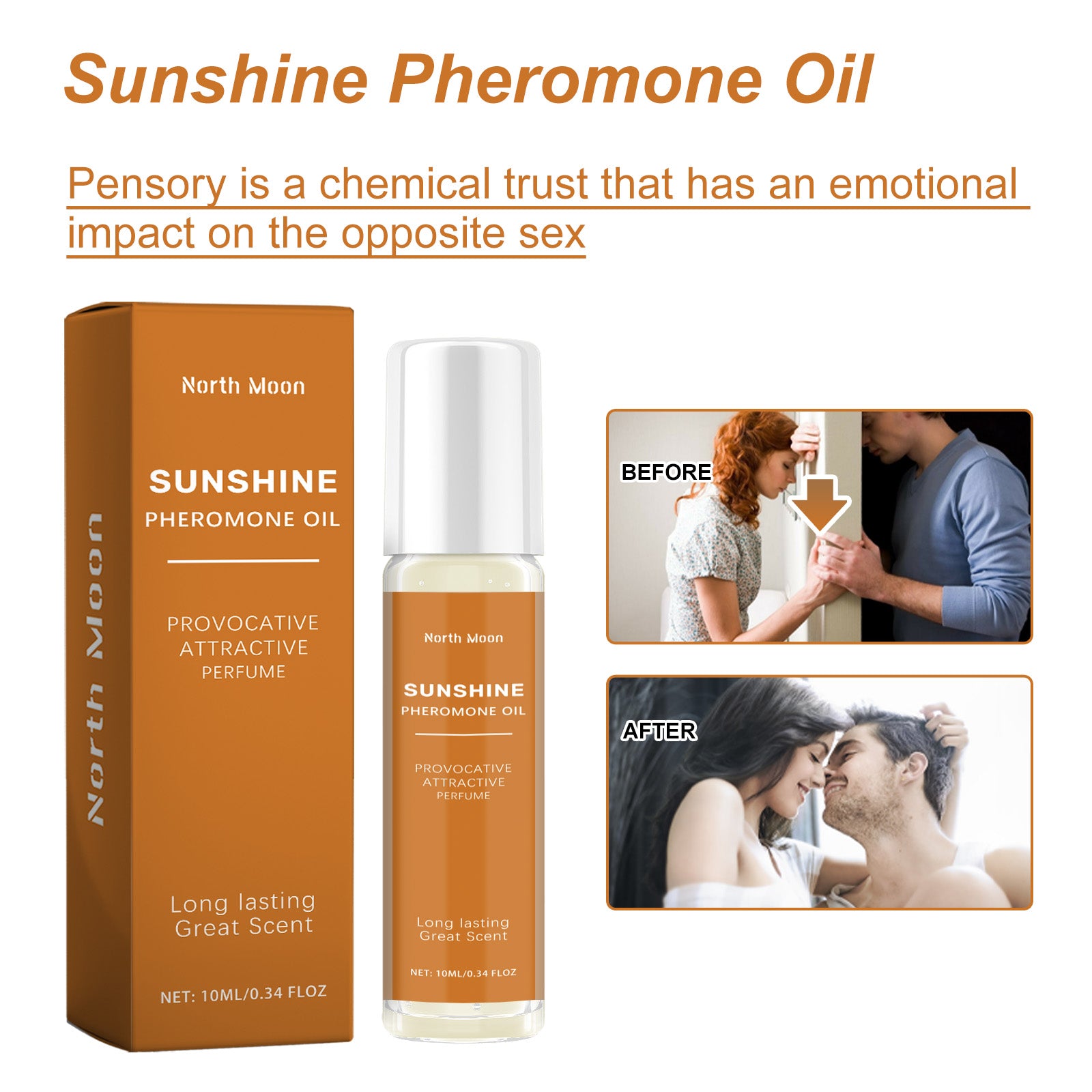 Grapefruit Scented Pheromone Essential Oil Perfume: Fresh, Elegant, Long-lasting Fragrance for Couples