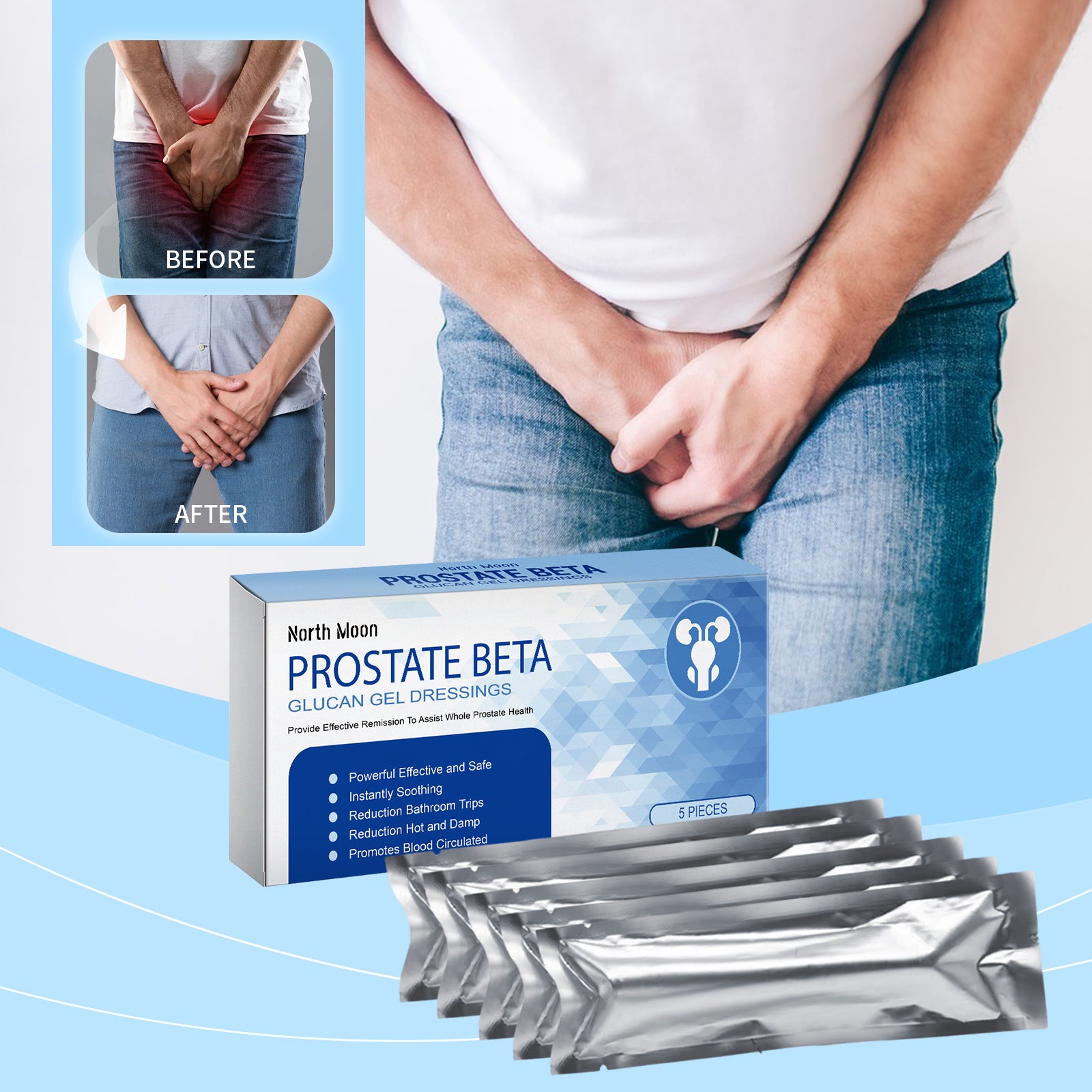Men's Body Care Gel: Relieves Male Discomfort Care Gel