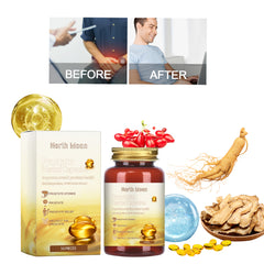 NORTH MOON Prostate Health Capsules: Men's Body Massage Care, Relief of Prostate Discomfort, Vitality Boost