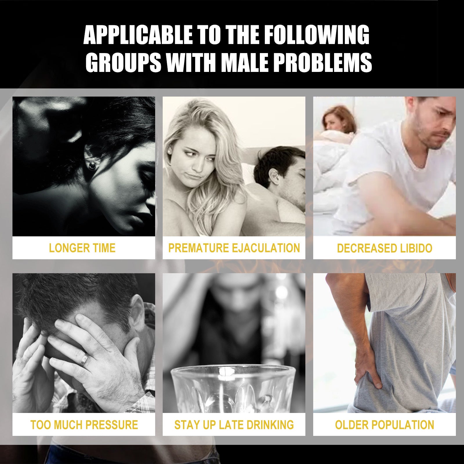 Men's Massage Oil: Men's Body Massage Care, Strengthening, Long-lasting Vitality Boost