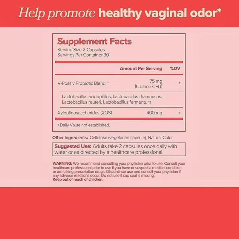 Female probiotic capsules (60 capsules)
