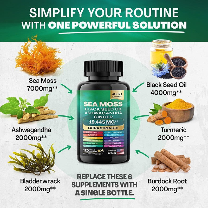 Sea Moss & Shilajit Capsule