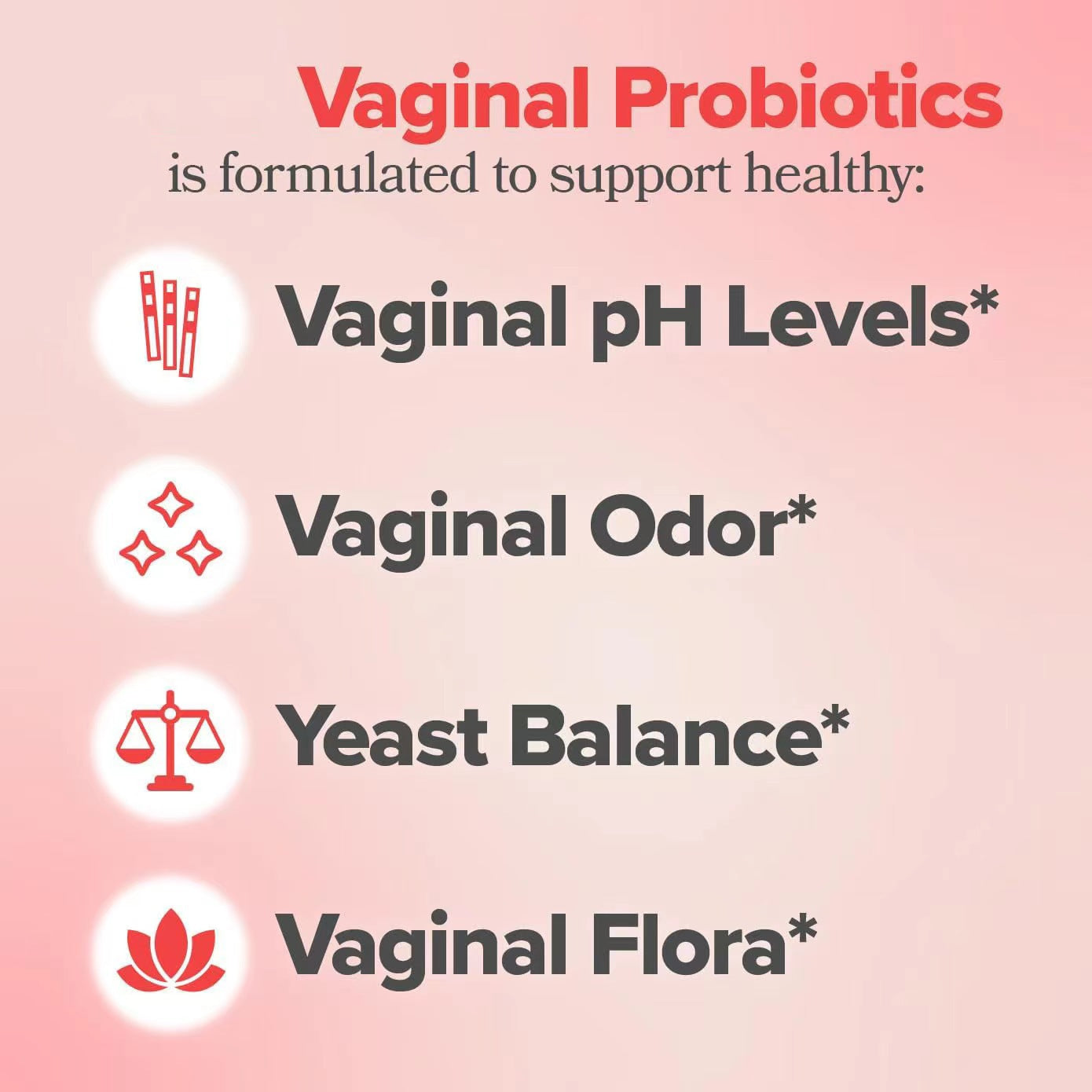 Female probiotic capsules (60 capsules)