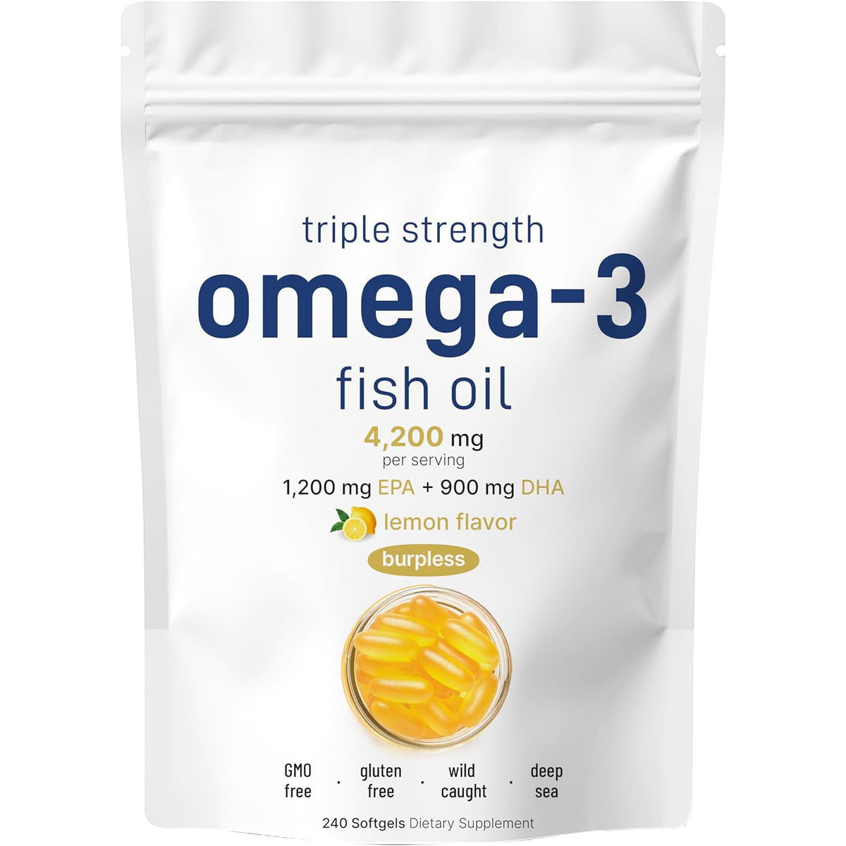 Fish oil soft capsule