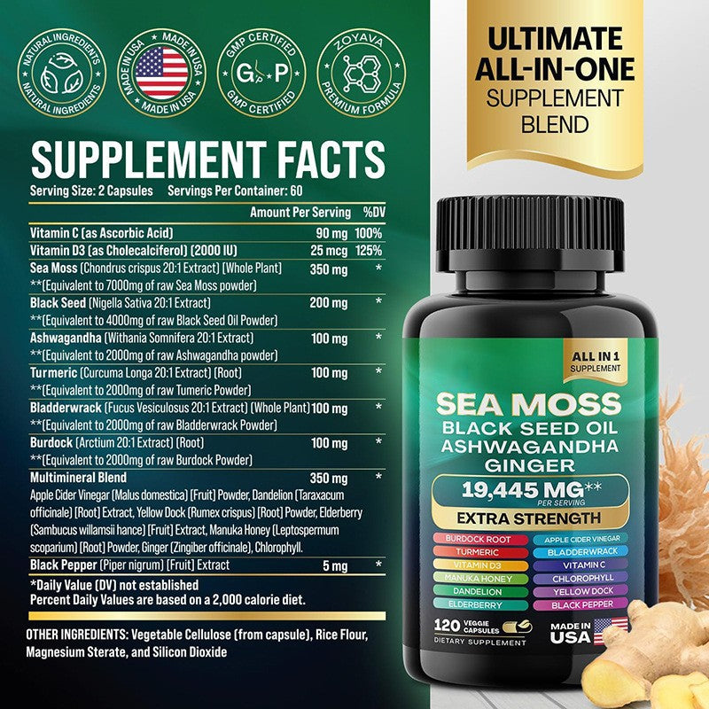 Sea Moss & Shilajit Capsule