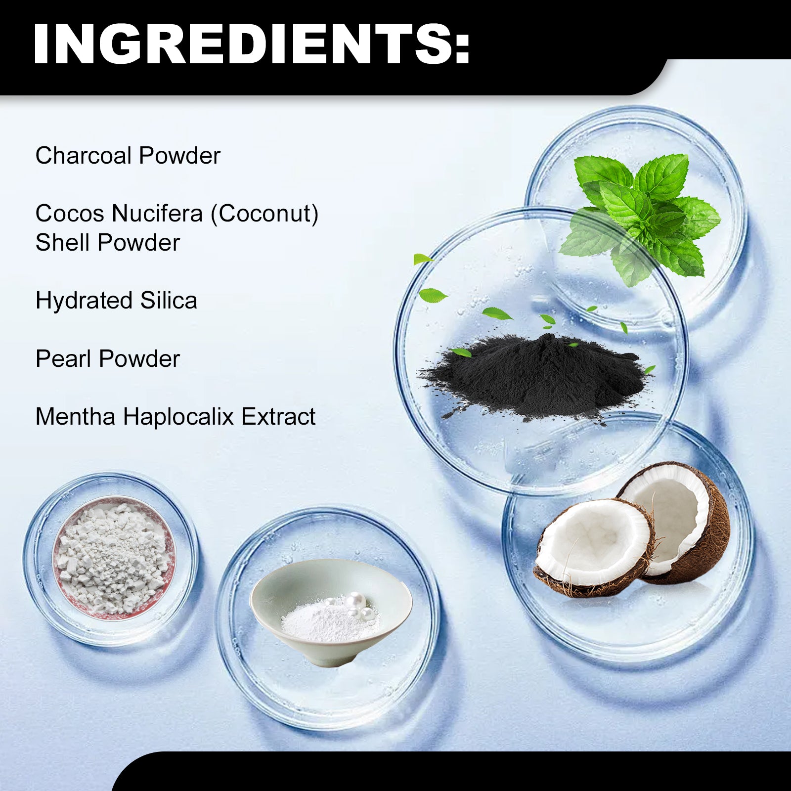 Activated Charcoal Teeth Whitening Powder - Whitens teeth