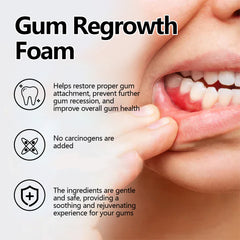 Gum Foam Mousse - Cleans teeth and dental plaque