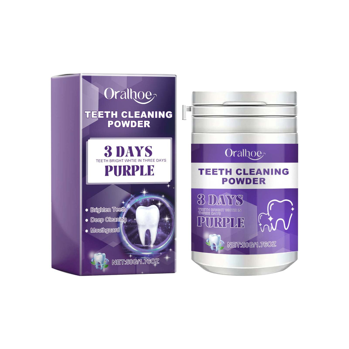 Purple Dental Powder - Freshens breath