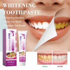 Passion Fruit Whitening Toothpaste - Freshens breath