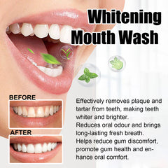 Coconut Mint Mouthwash - Whitens teeth, freshens breath