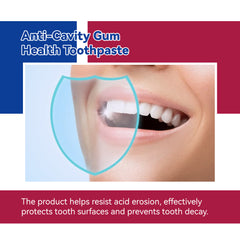 Anti-Cavity Whitening Toothpaste - Cleanses teeth, removes yellowing and plaque