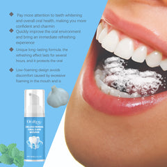 Oral Whitening Dental Mousse - Cleanses teeth