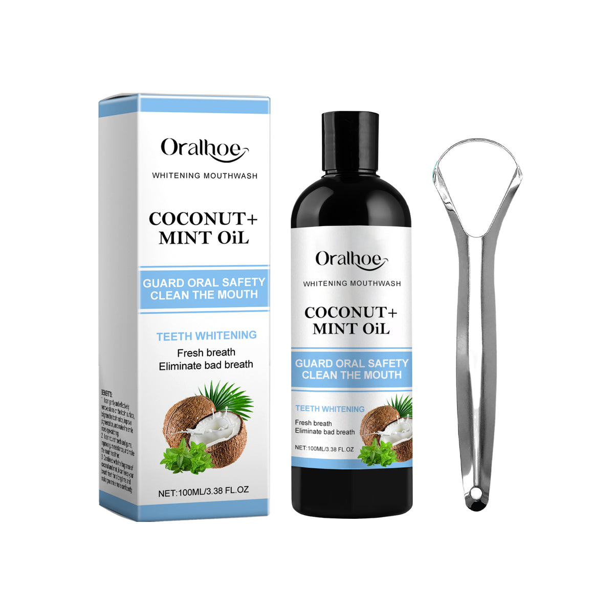 Coconut Mint Mouthwash - Coconut mint mouthwash freshens breath and cares for gums and oral cavity.