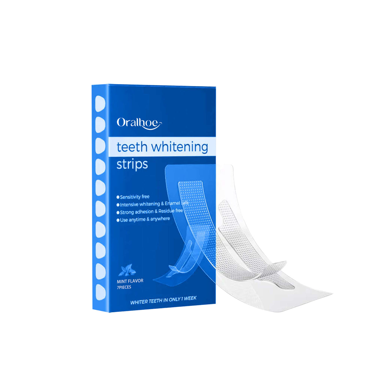 Teeth Whitening Strips - Deep cleans and whitens teeth for oral care