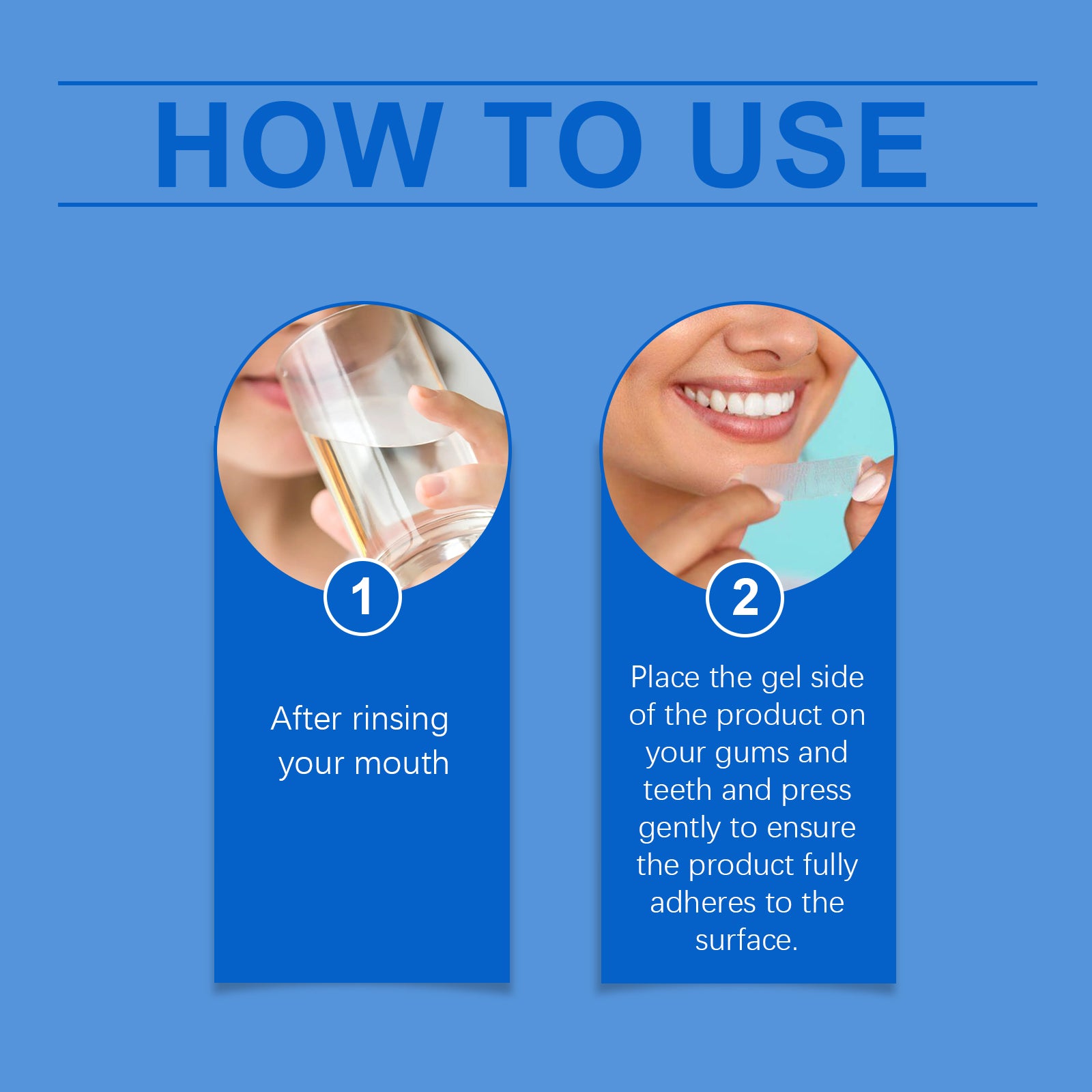 Teeth Whitening Strips - Deep cleans and whitens teeth for oral care