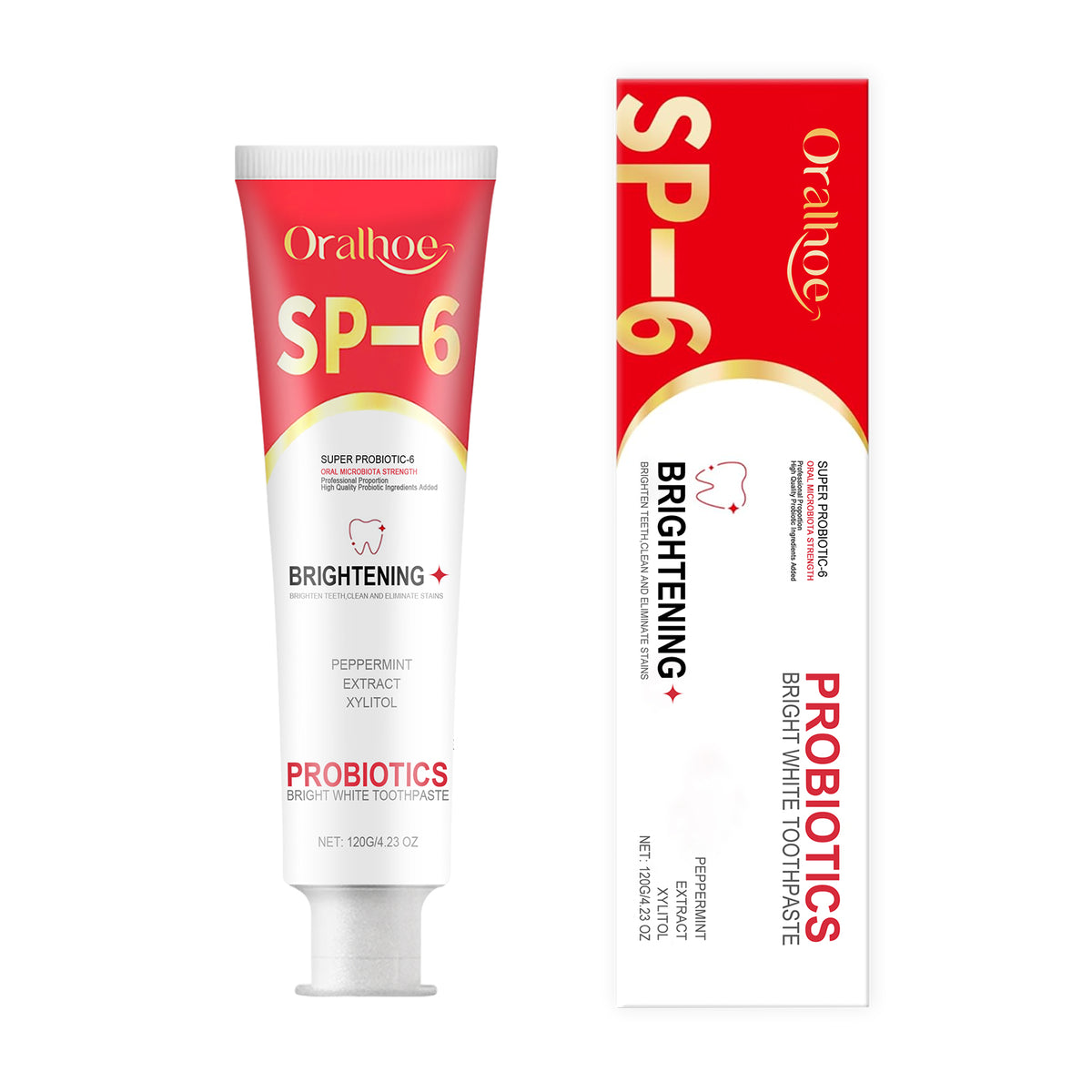 Probiotic Whitening Toothpaste - Cleanses teeth