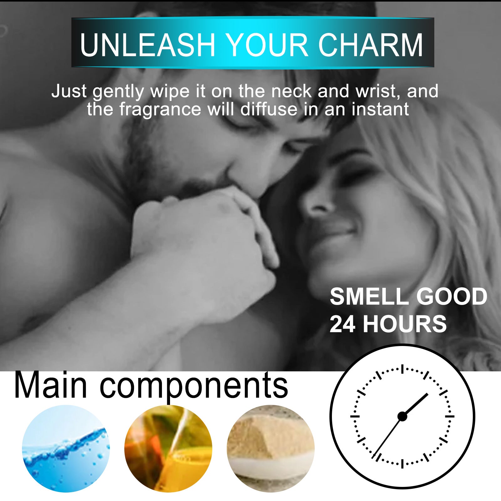 Pheromone Roller Perfume: Natural, Long-lasting Fresh Scent, Atmosphere Roller Perfume