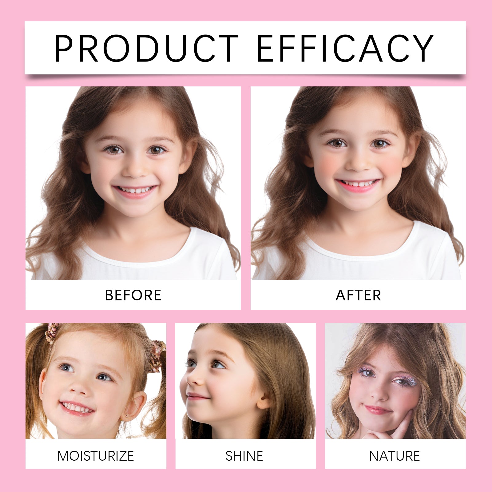 Wiieey Children's Makeup Gift Box, Fun for Kids Girls with Lipstick, Eyeshadow, and Makeup Set