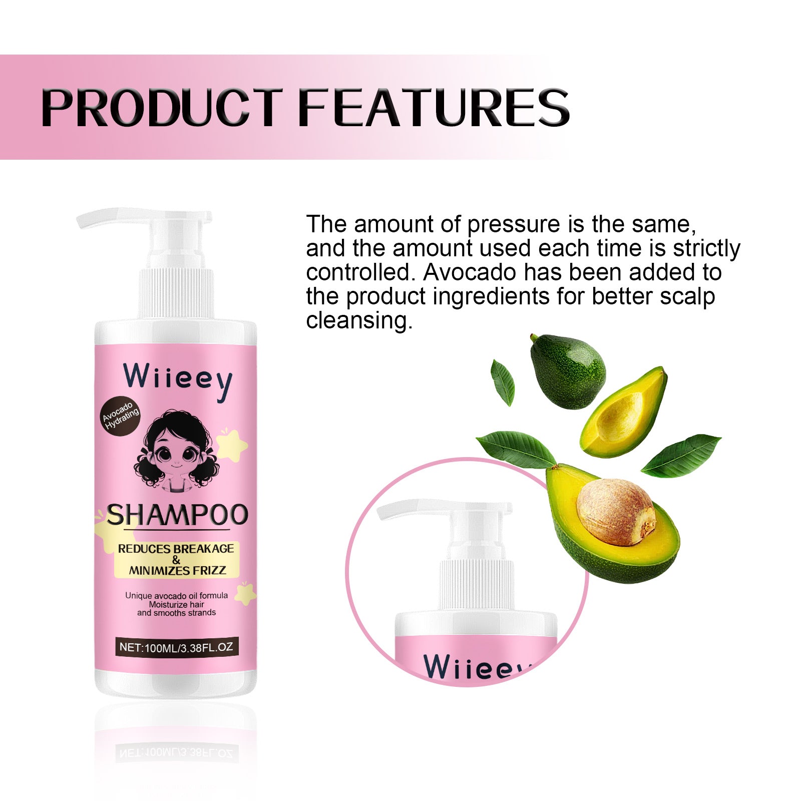 Wiieey Avocado Hair Care Shampoo
