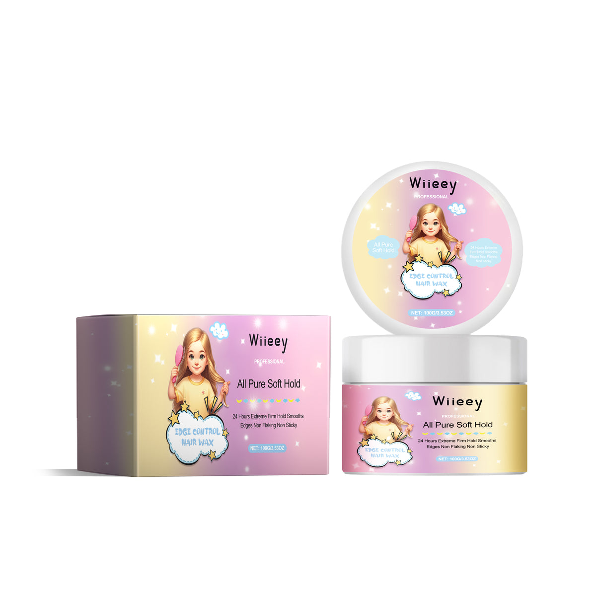 Wiieey Dreadlock Styling Wax, Refreshing, Voluminous, and Matte with Easy Styling and Long-lasting Hold