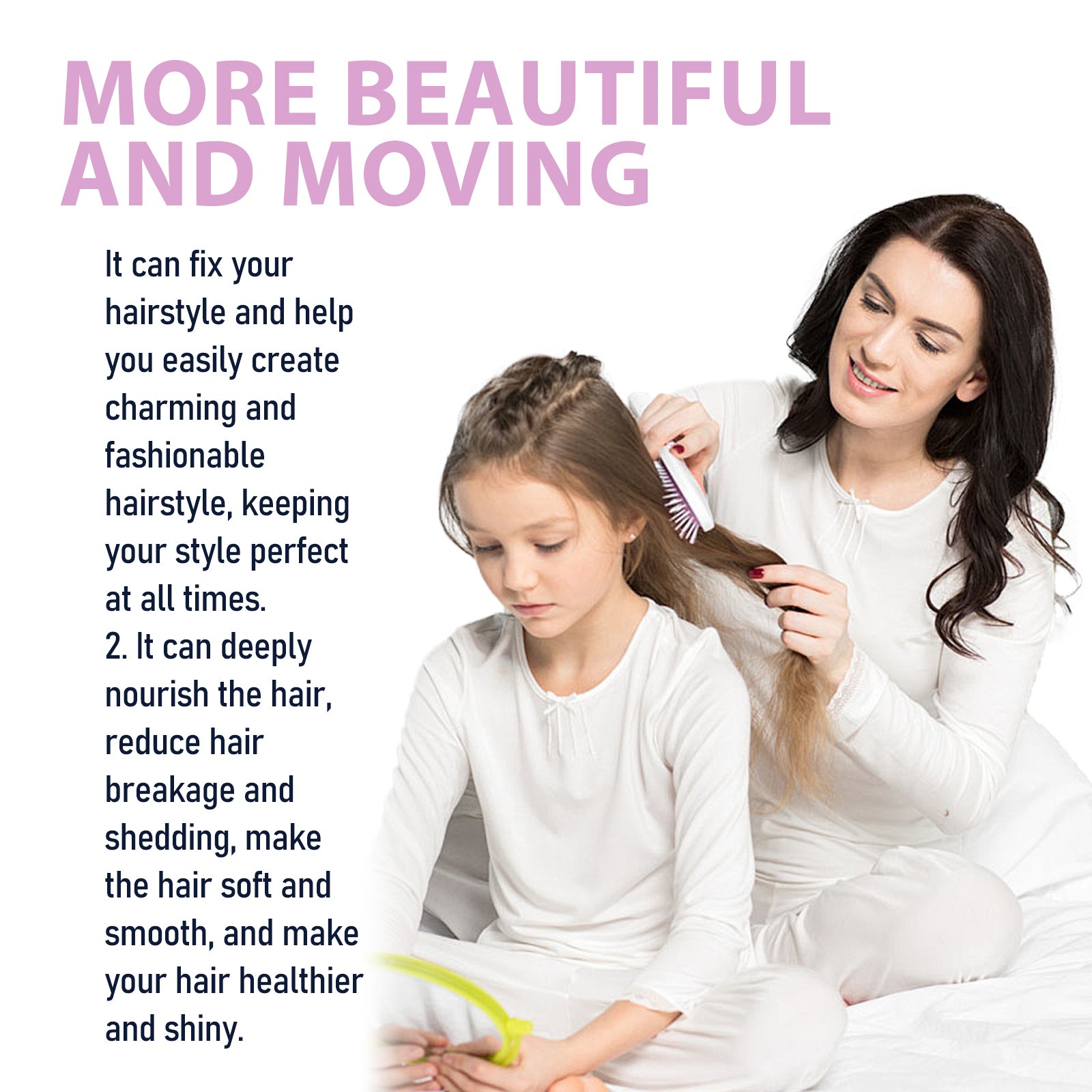 Wiieey Hair Fixing Spray, Long-lasting Moisturizing and Styling with a Pleasant Fragrance