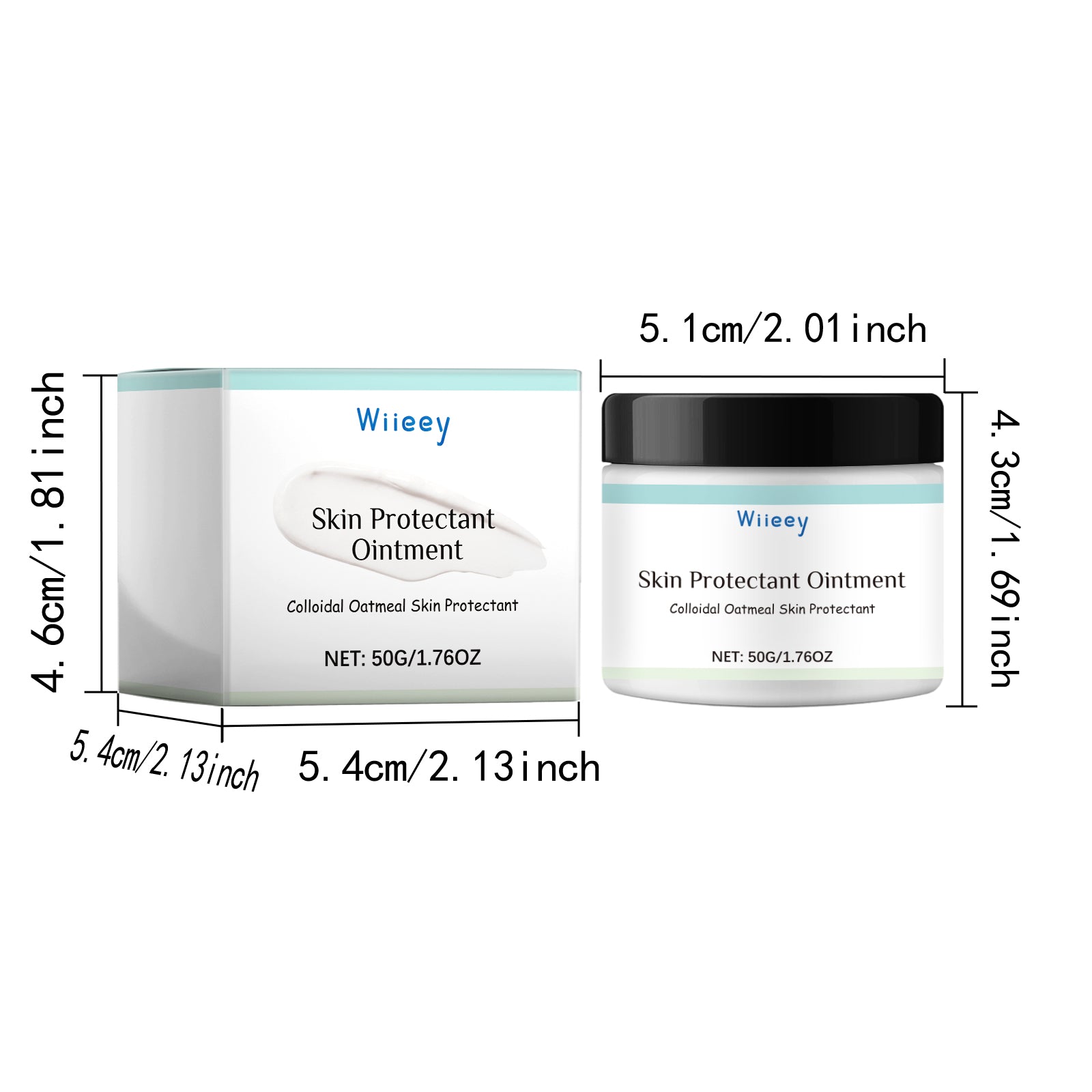 Wiieey Skin Repair Cream, Relieves Skin Redness, Itching, and Repairs, Moisturizes, and Nourishes Skin