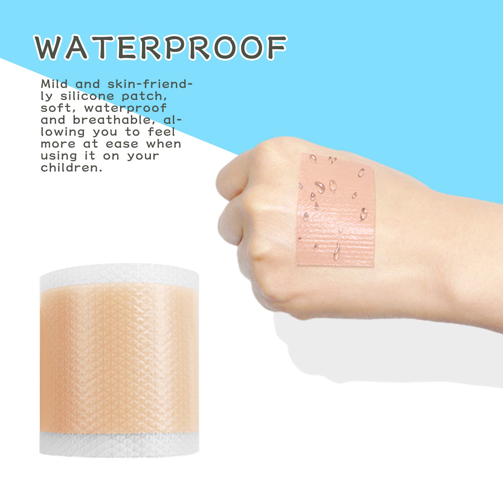 Wiieey Silicone Ear Correction Patch, Helps Correct Children's Prominent Ears, Gentle, Waterproof, and Breathable