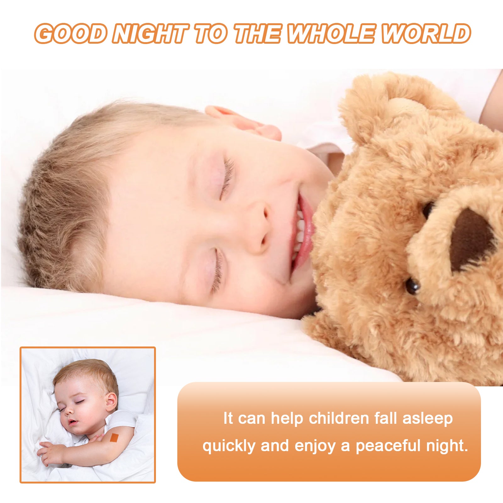 Wiieey Children's Sleep Patch, Helps Children Fall Asleep Quickly and Gently, Improves Sleep Quality1