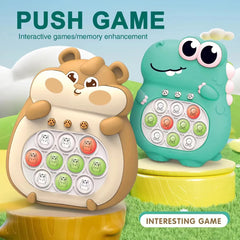 Cartoon Unicorn Frog Handheld Pop Machine
