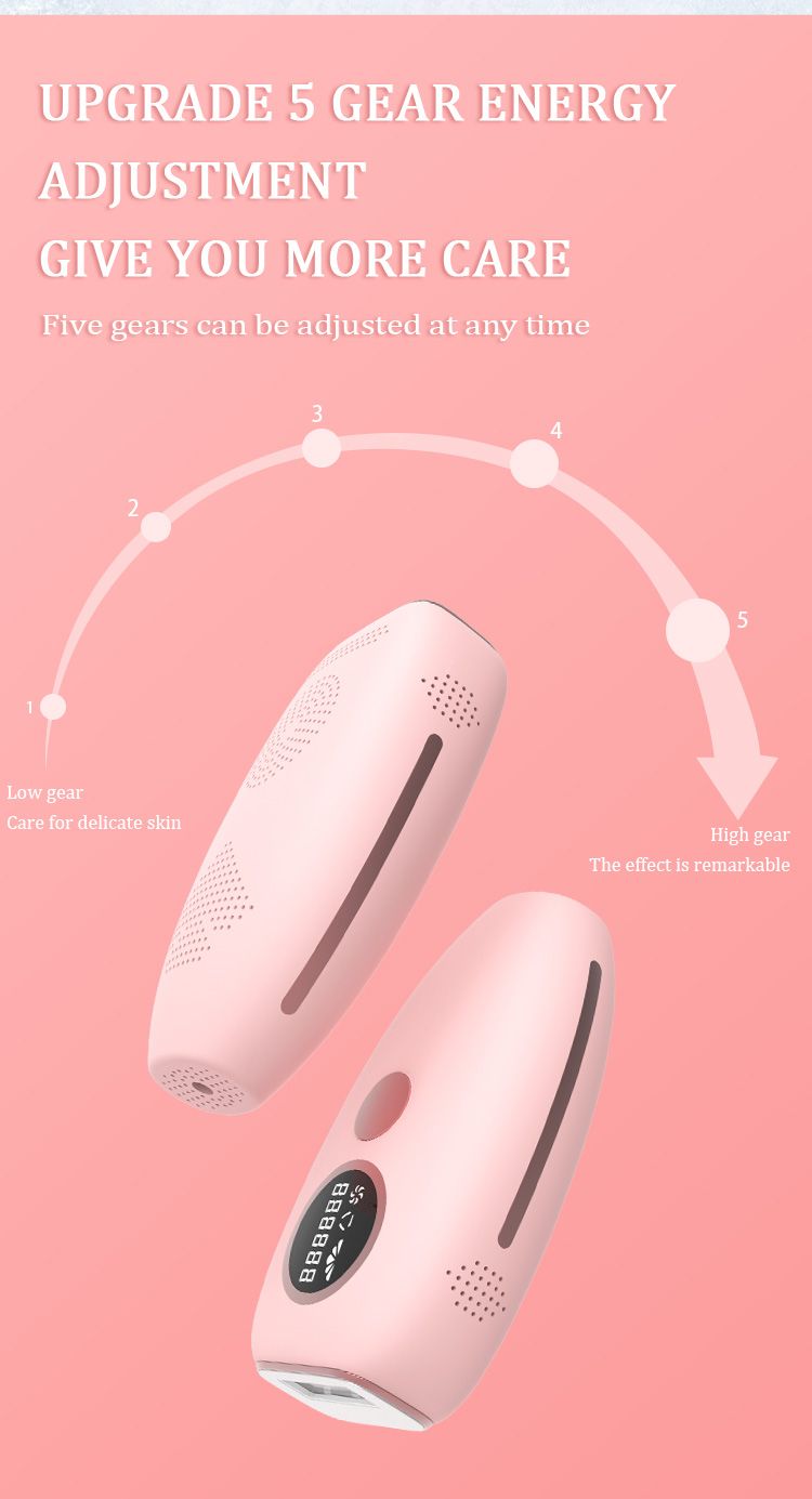 Laser Hair Removal Device for Women Permanent with Painless Ice Cooling Function , Hair Removal at-Home2