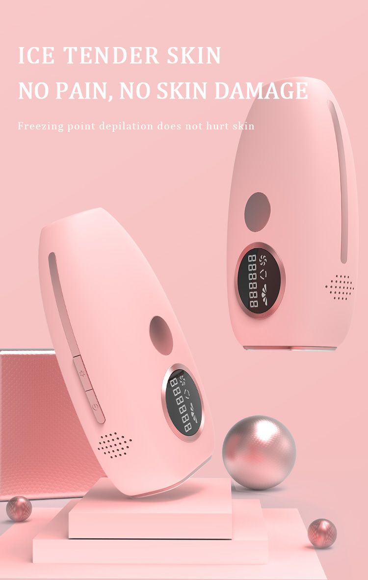 Laser Hair Removal Device for Women Permanent with Painless Ice Cooling Function , Hair Removal at-Home1