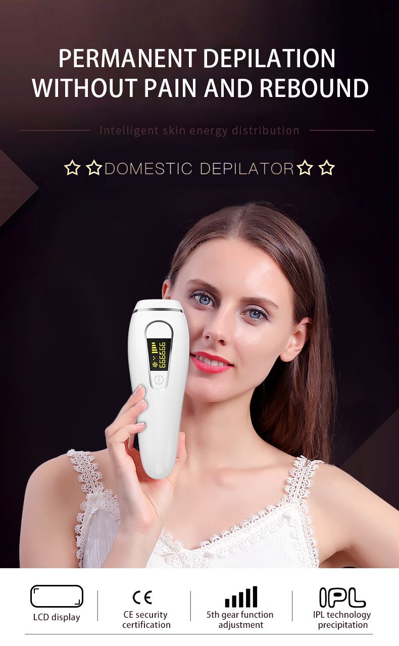 Laser Hair Removal for Women Function At-Home Permanent IPL Hair Removal Device, Flashes for Whole Body