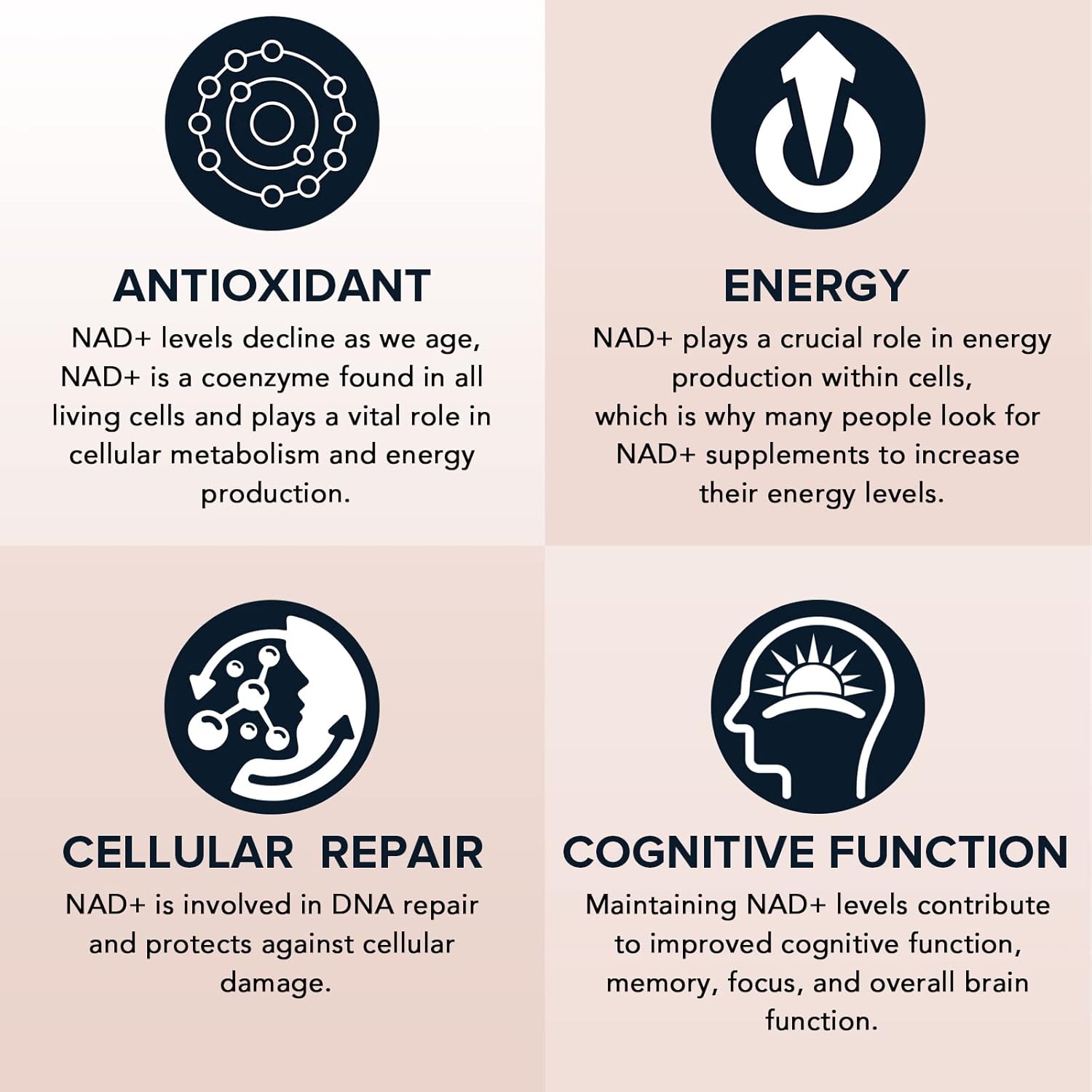 NAD+ Supplement for Skin Aging Support