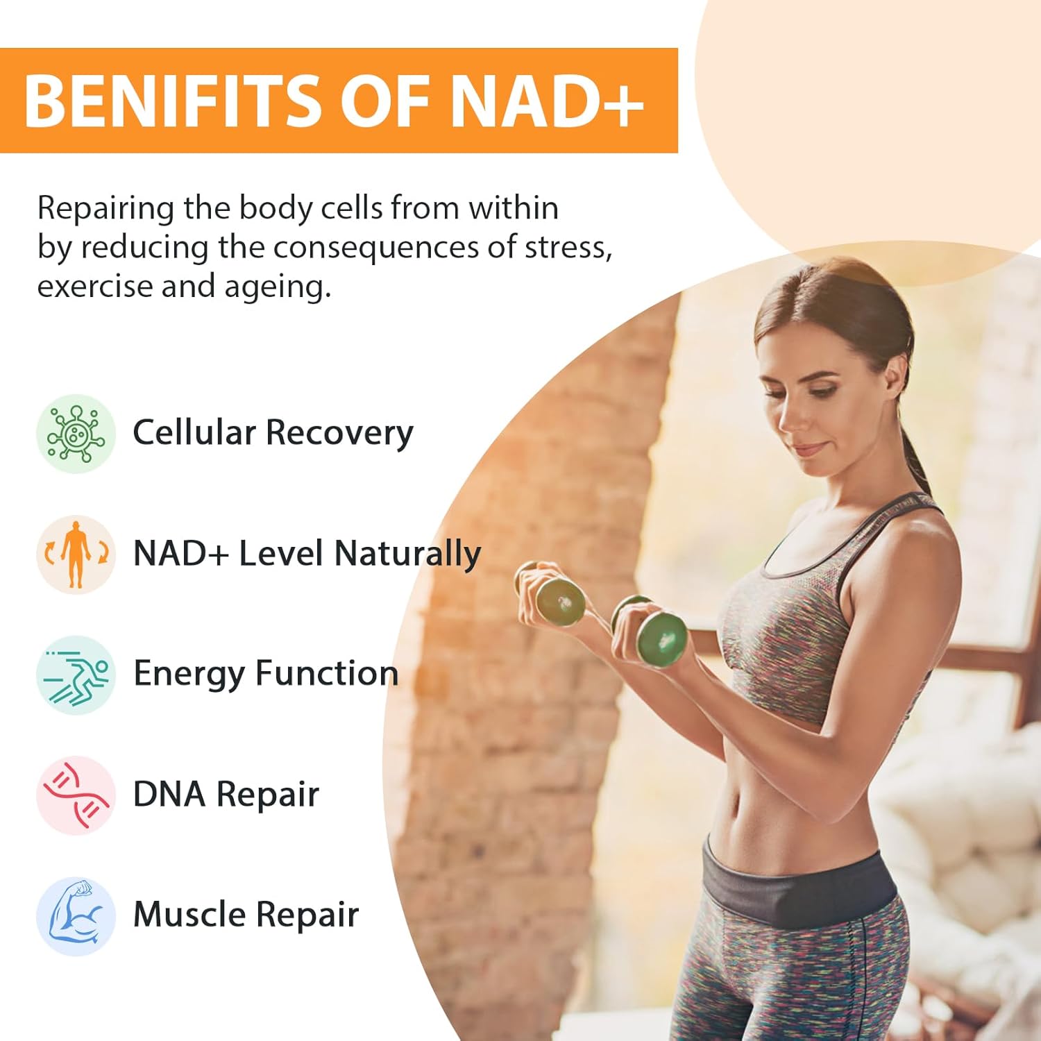 NAD+ Supplement for Skin Aging Support