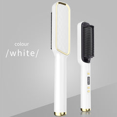 2 in 1 Curling Iron Electric Hot Comb Multifunctional Straight Hair Straightener Comb Anti-Scalding Styling Tool Brush1