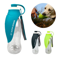 20 OZ Pet Water Bottle Leaf Design2