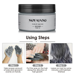 Hair Colour Wax,120g Temporary Coloured Hair Paint Wax, Easy Washable Colour Change Hair Dye for Kids,Women,Men Color Haircarecombatgel