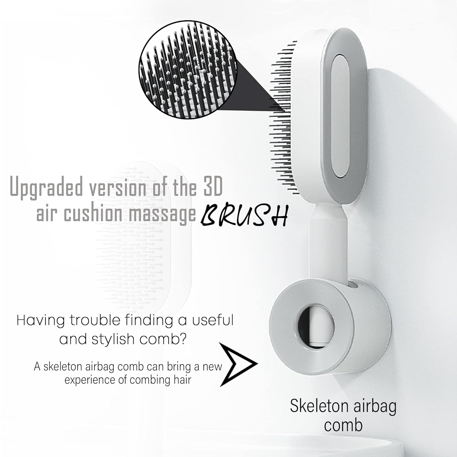 Non-heated Styling Comb-New 3D Air Cushion Massage Brush Air Bag Massage Comb2