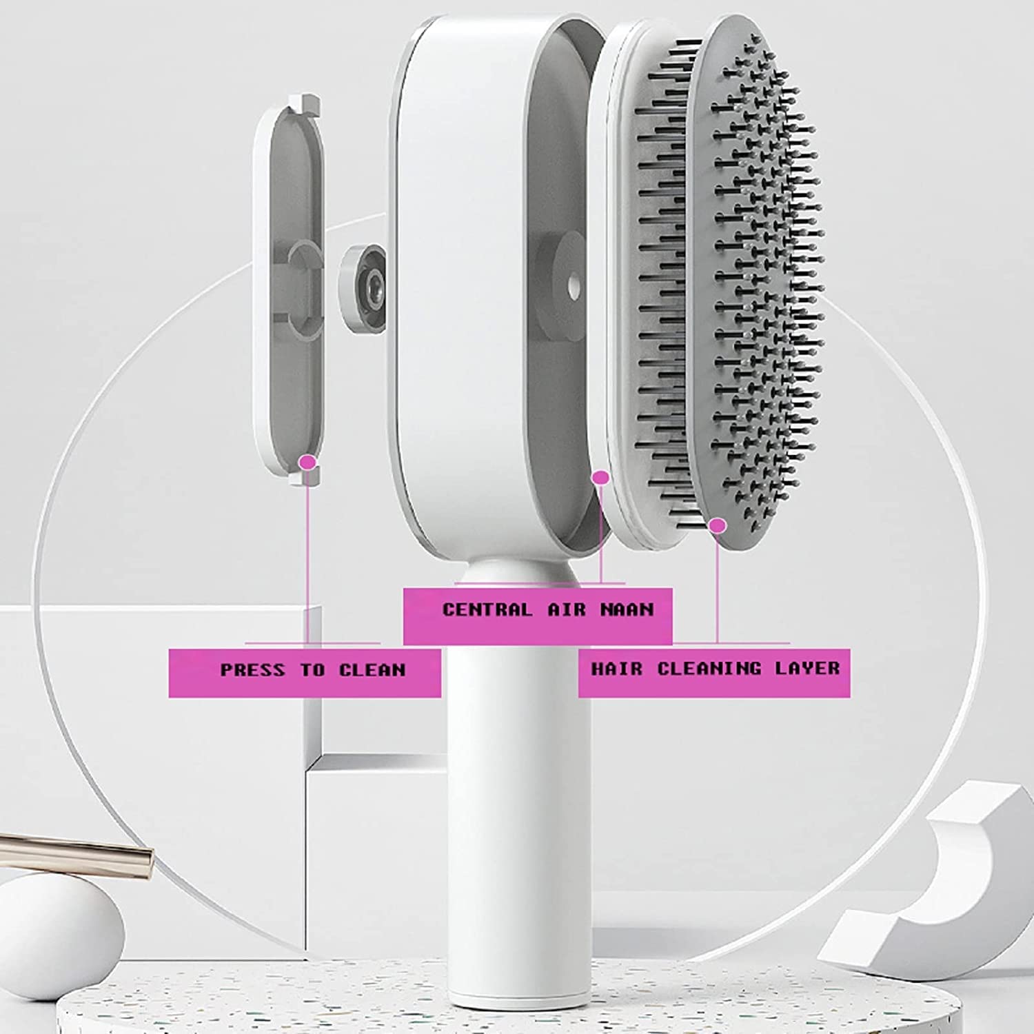 Non-heated Styling Comb-New 3D Air Cushion Massage Brush Air Bag Massage Comb1