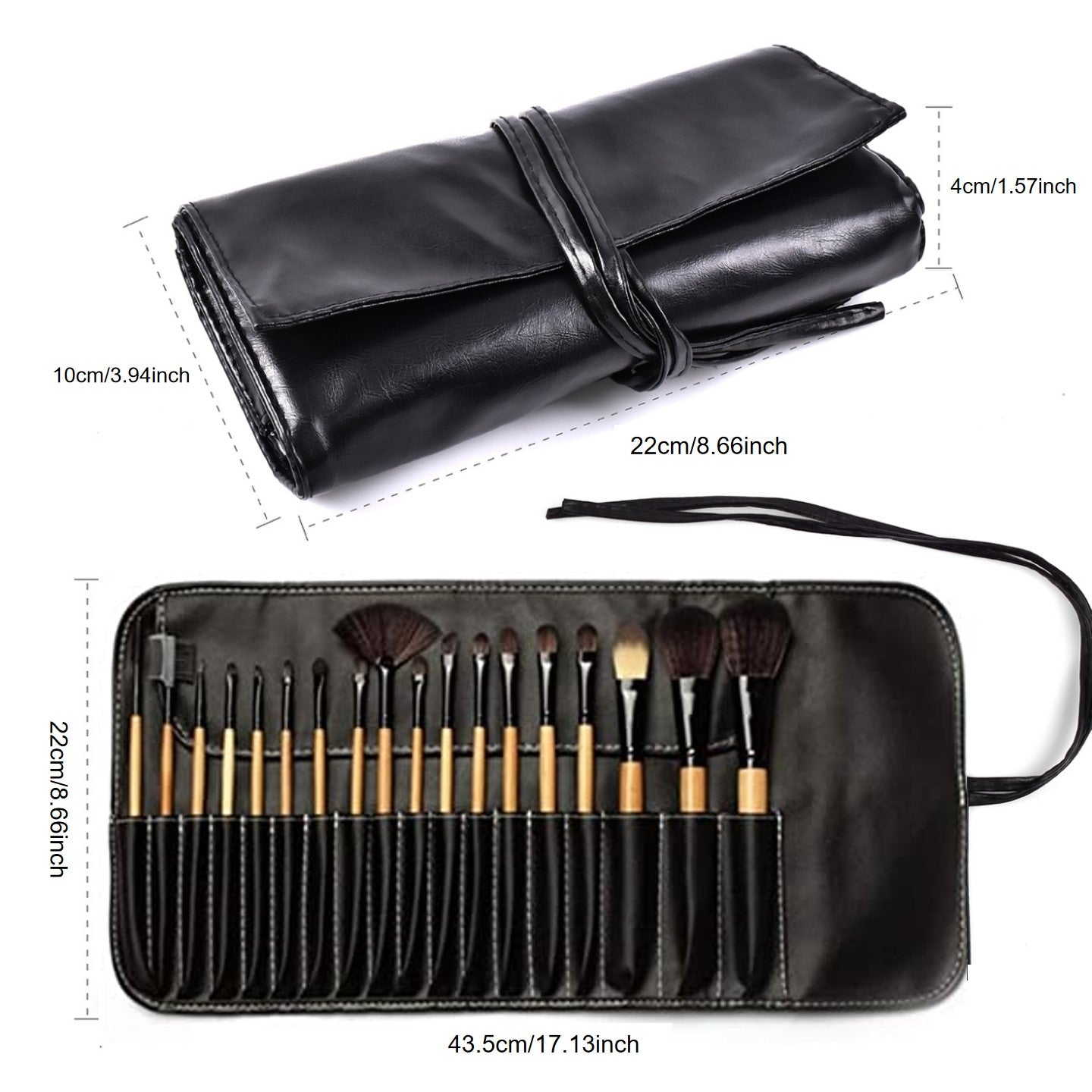 18 Pcs Makeup Brushes Set Powder Foundation Eyeshadow Brushes