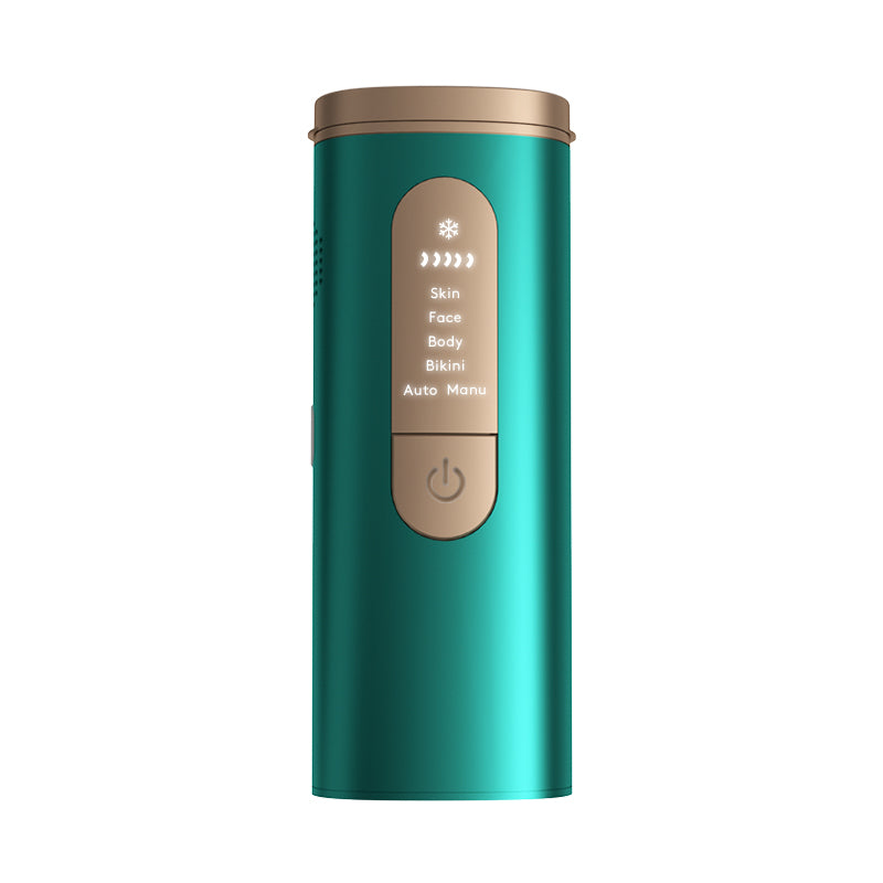 Laser Hair Removal for Woman and Men,Device with Ice Cooling Care Function, Laser Hair Removal Care Painless Safe Gentle at Home Full Body,Green